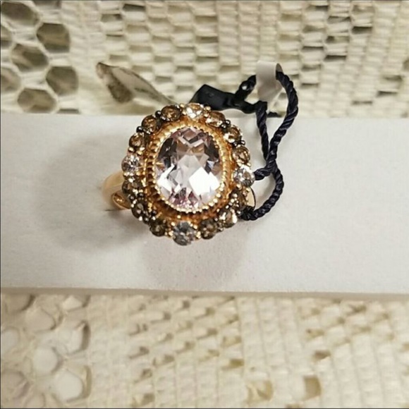 14kt leVian Strawberry Gold pink amethyst ring - Picture 6 of 8